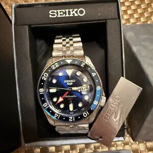 Seiko 5 Sports Blue Men's Watch - SSK003K1